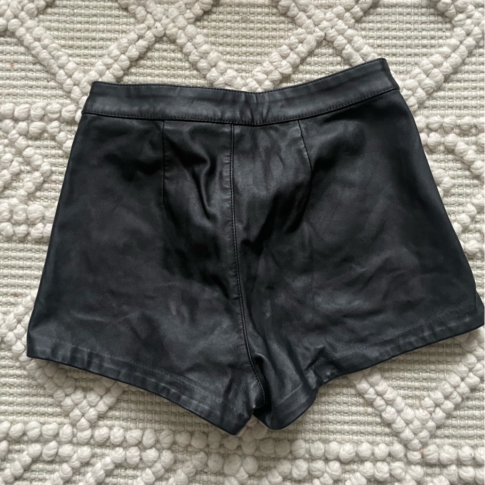 H&M Leather Shorts 4 - Picture 3 of 3